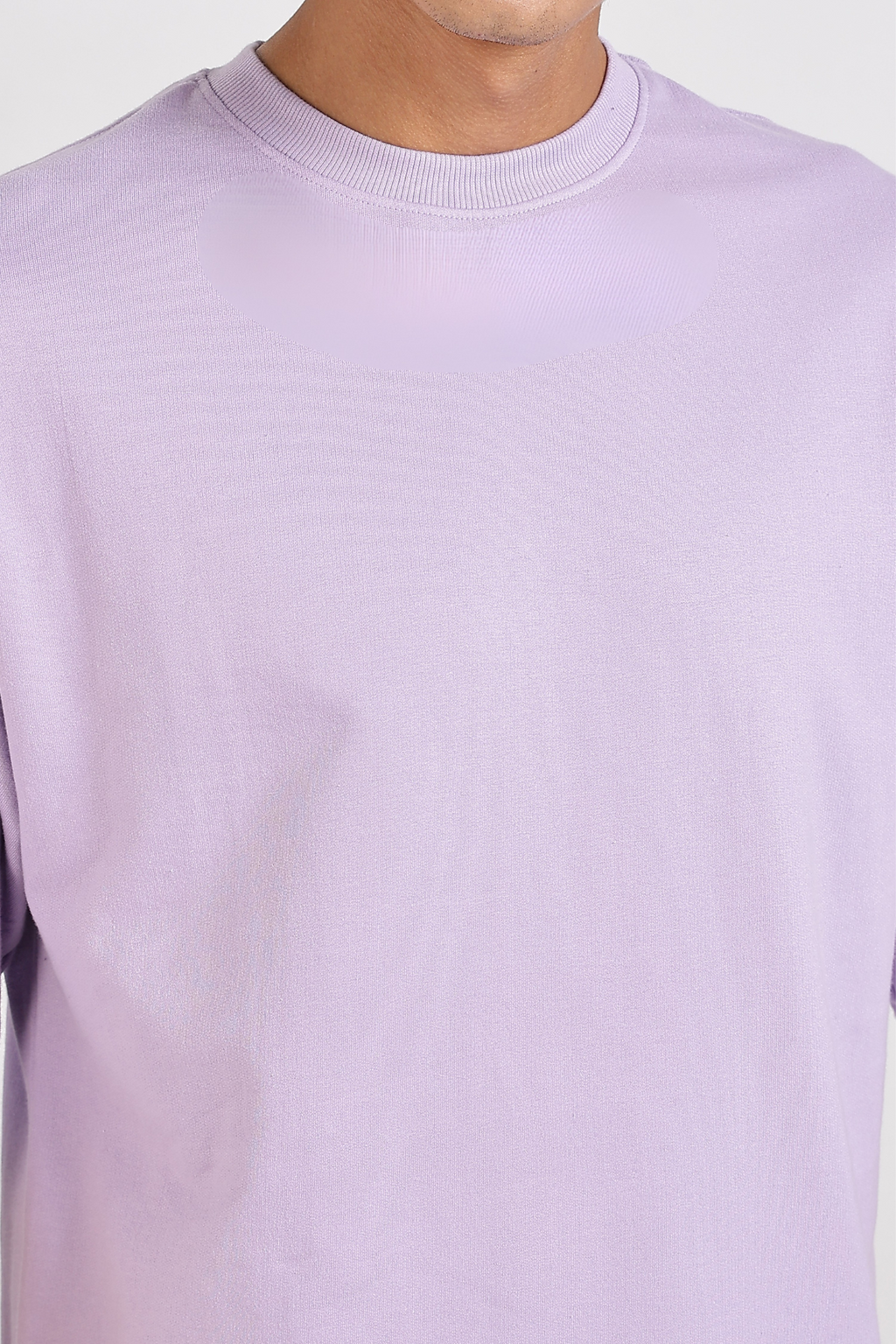Lavender Basic Oversize T-Shirt