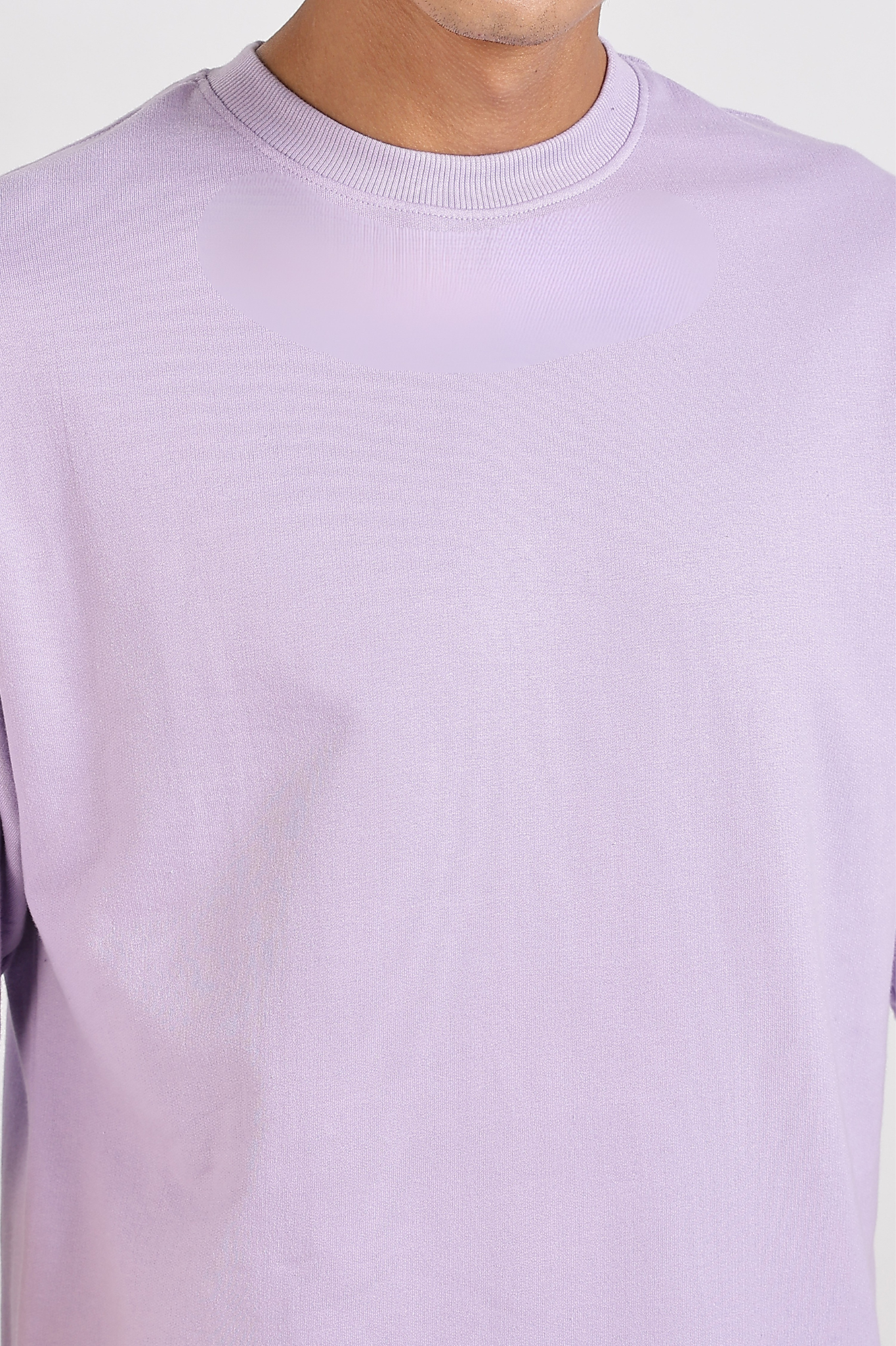 Lavender Basic Oversize T-Shirt
