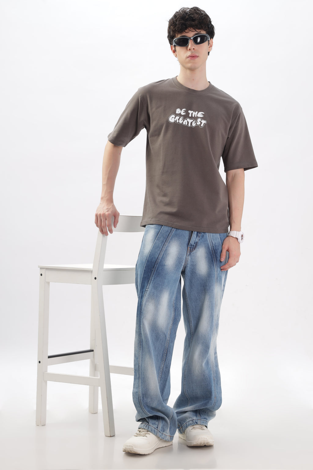 Hall of fame Oversized Doodle print T-shirts