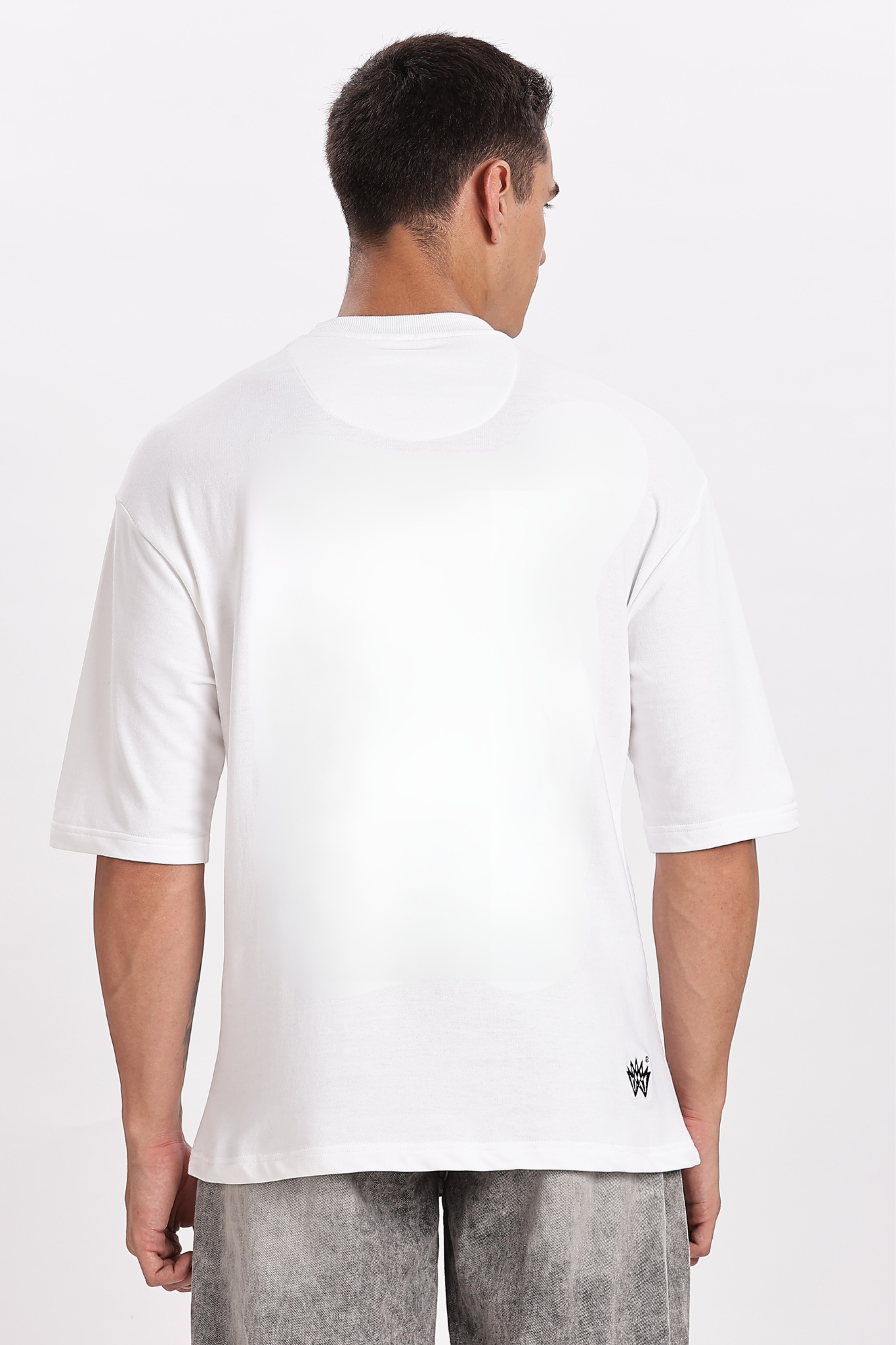 White Basic Oversize T-Shirt