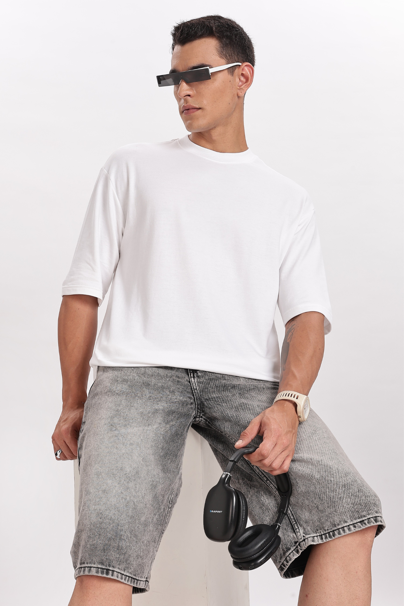 White Basic Oversize T-Shirt