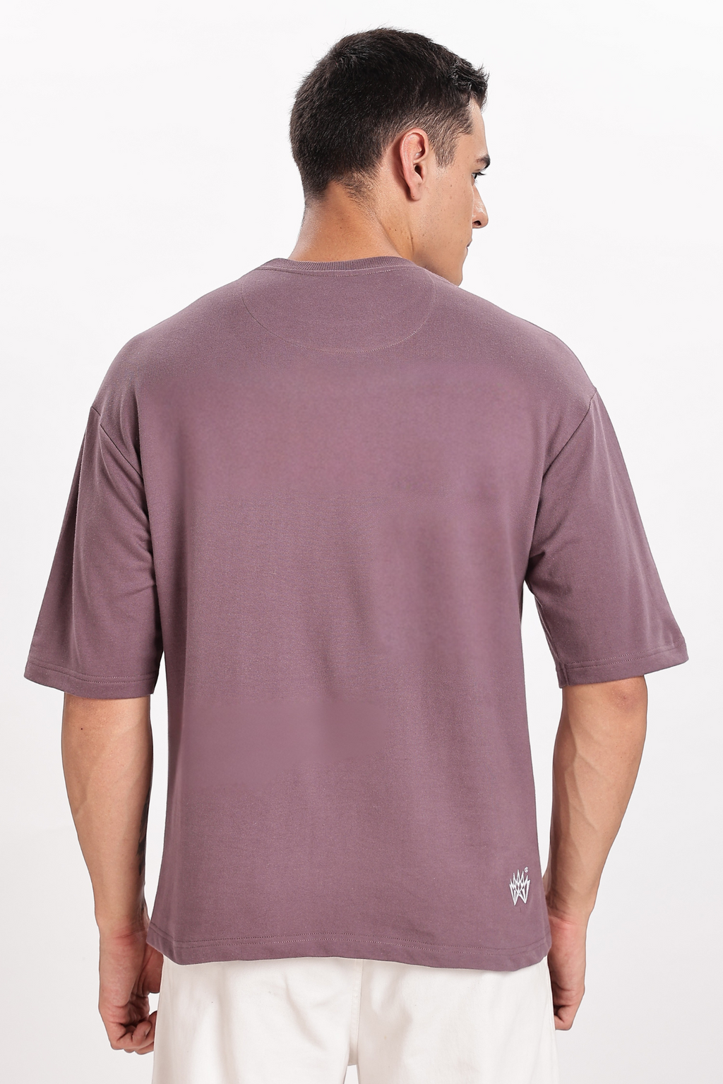Dark Purple Basic Oversizes T-Shirts