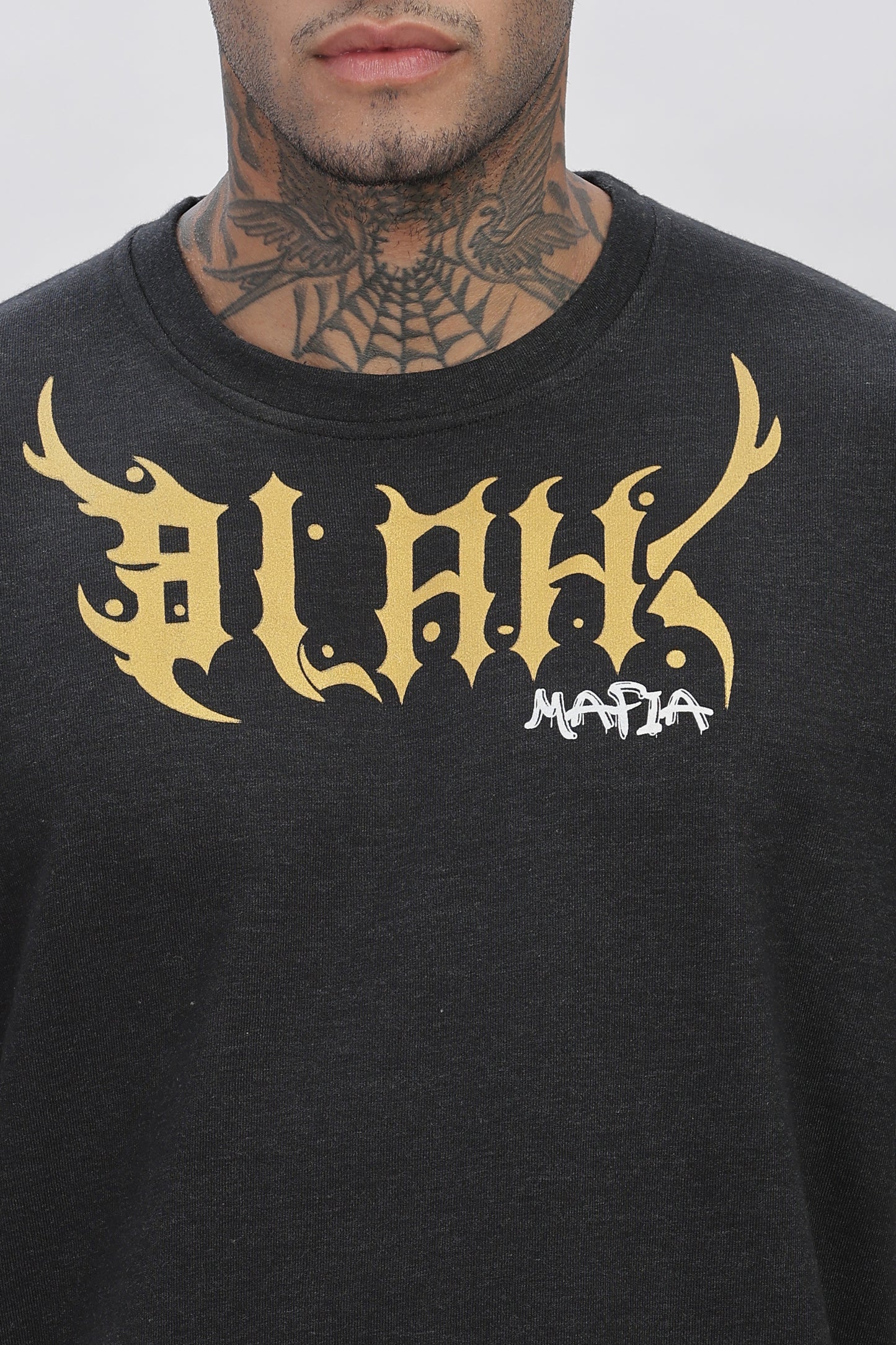 Mafia - Gold Simmer Print Oversized T-shirts