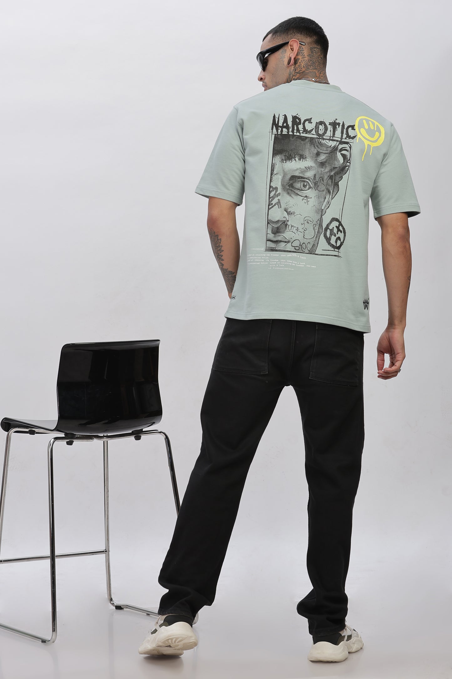 Narco Pista Oversized Graphic print T-shirts