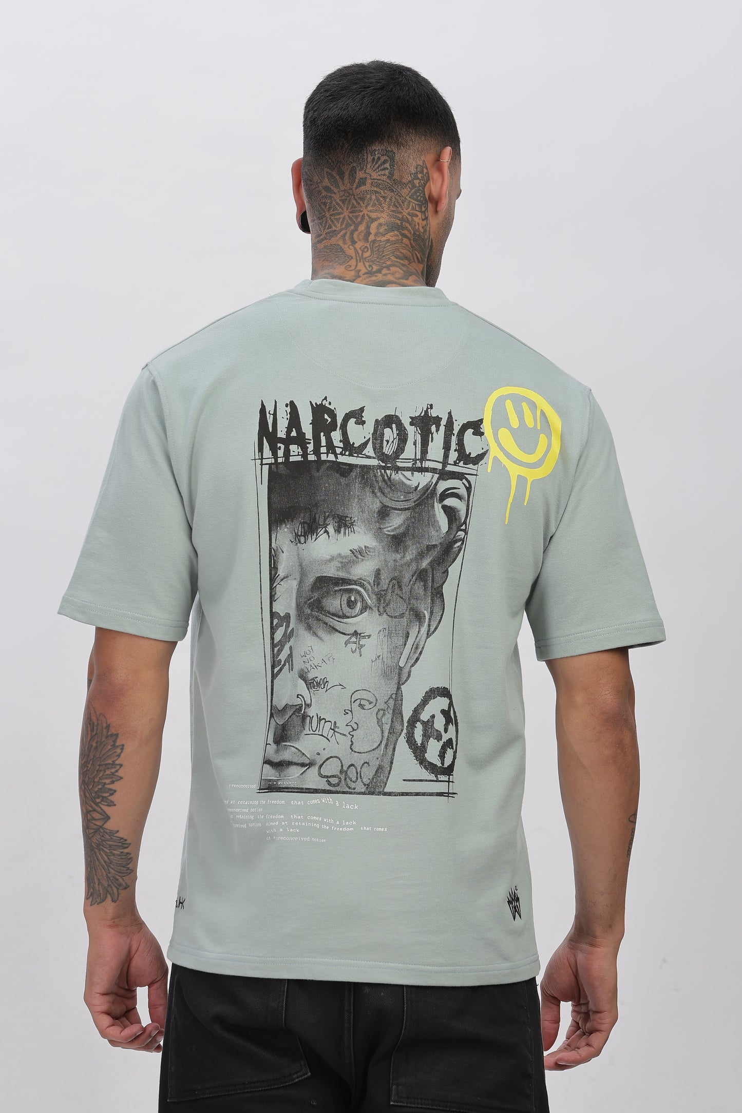 Narco Pista Oversized Graphic print T-shirts